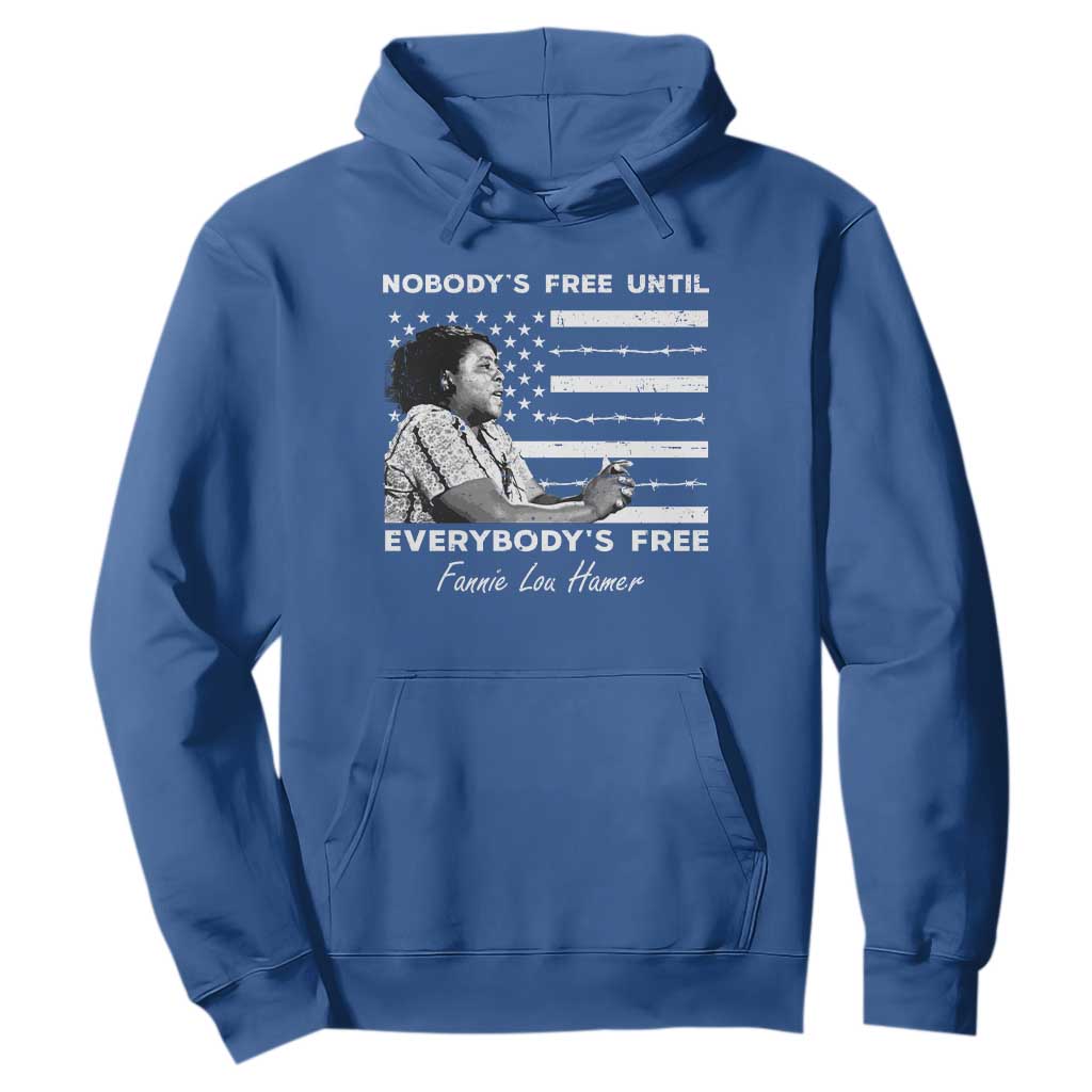 Fannie Lou Hamer Hoodie Nobody's Free Until Everybody's Free Black History