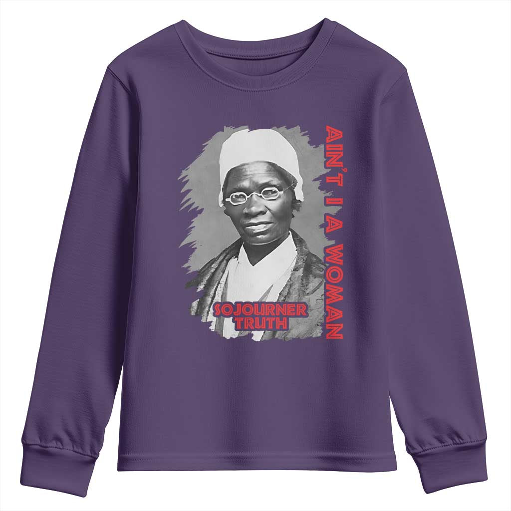 Sojourner Truth Youth Sweatshirt Ain't I A Women Black History