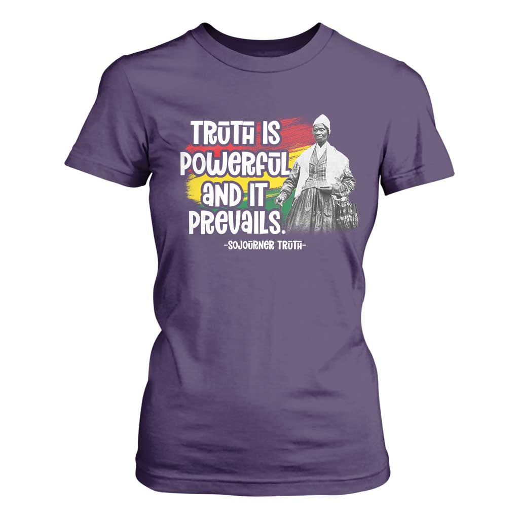 Sojourner Truth T Shirt For Women Truth Is Powerful And It Prevails Black History