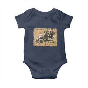Madam C.J. Walker Baby Onesie Self Made No Shade Black History