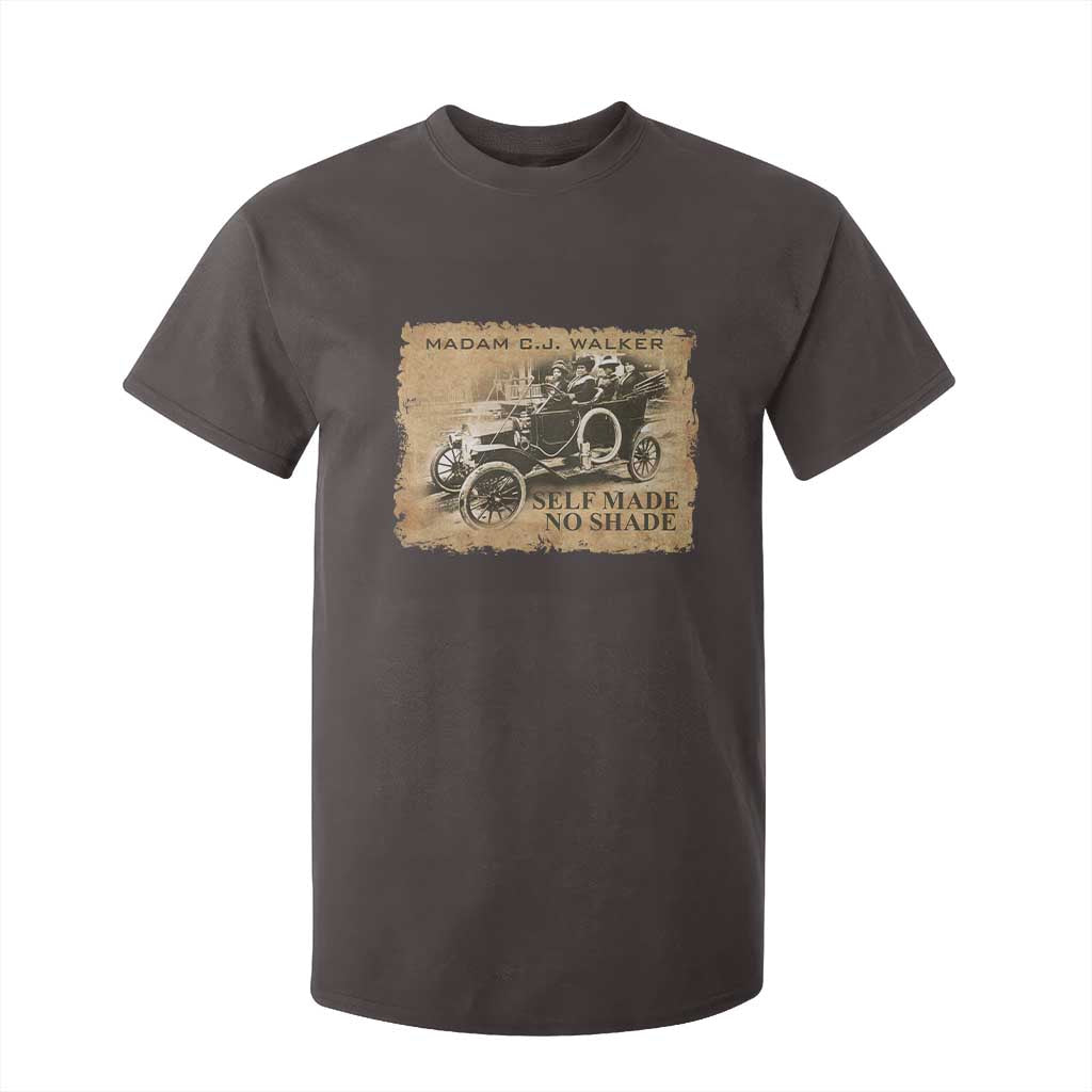 Madam C.J. Walker T Shirt For Kid Self Made No Shade Black History