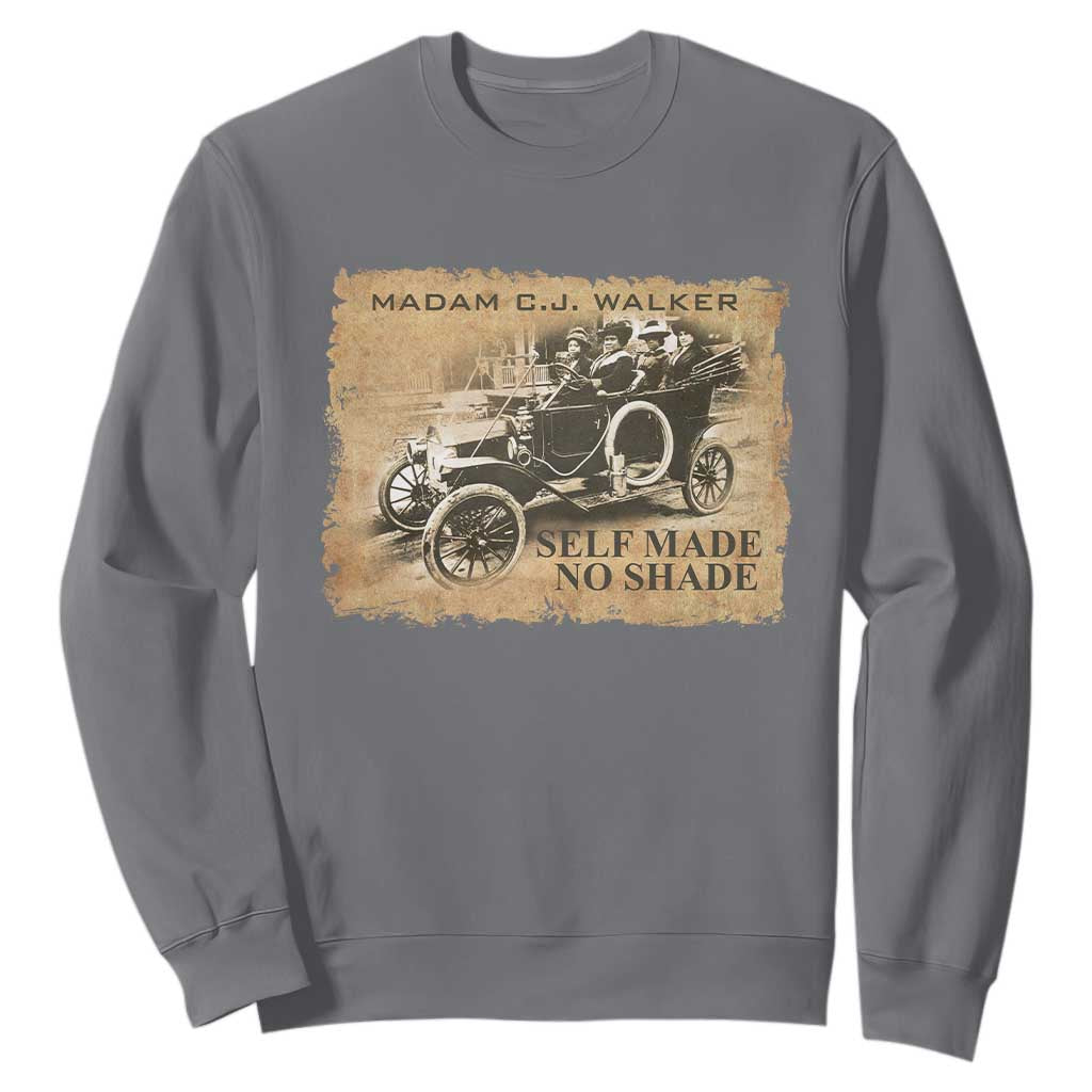 Madam C.J. Walker Sweatshirt Self Made No Shade Black History