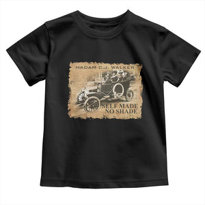 Madam C.J. Walker Toddler T Shirt Self Made No Shade Black History