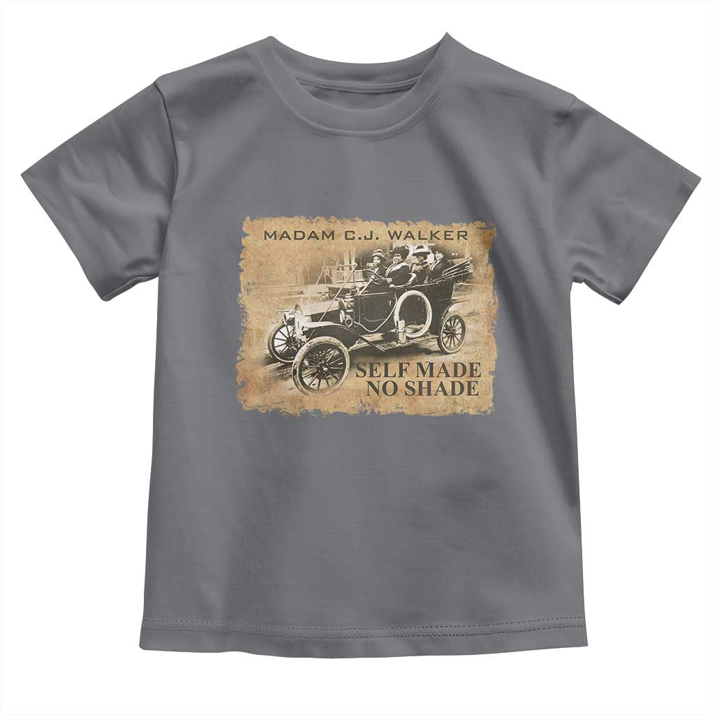 Madam C.J. Walker Toddler T Shirt Self Made No Shade Black History