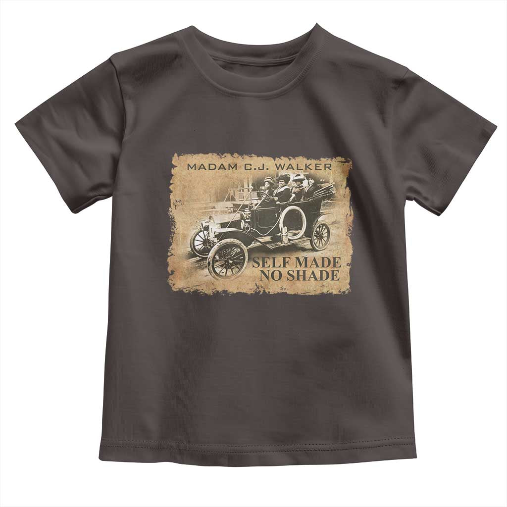 Madam C.J. Walker Toddler T Shirt Self Made No Shade Black History