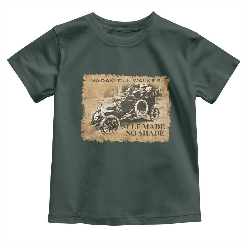 Madam C.J. Walker Toddler T Shirt Self Made No Shade Black History