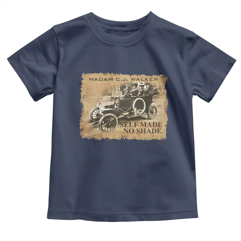 Madam C.J. Walker Toddler T Shirt Self Made No Shade Black History