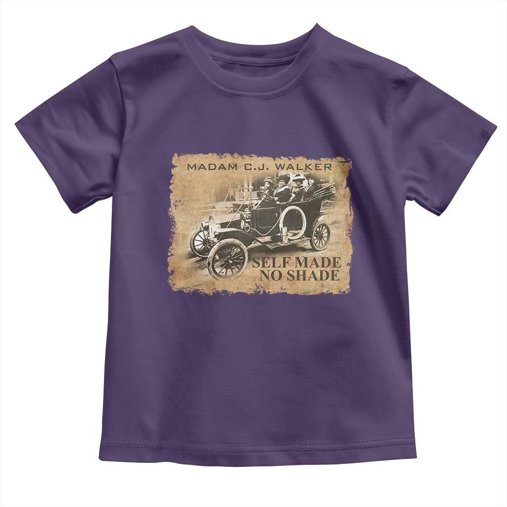 Madam C.J. Walker Toddler T Shirt Self Made No Shade Black History
