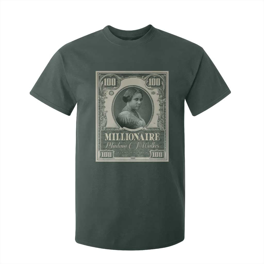Madam C.J. Walker T Shirt For Kid Millionaire Black Women Pride