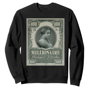Madam C.J. Walker Sweatshirt Millionaire Black Women Pride