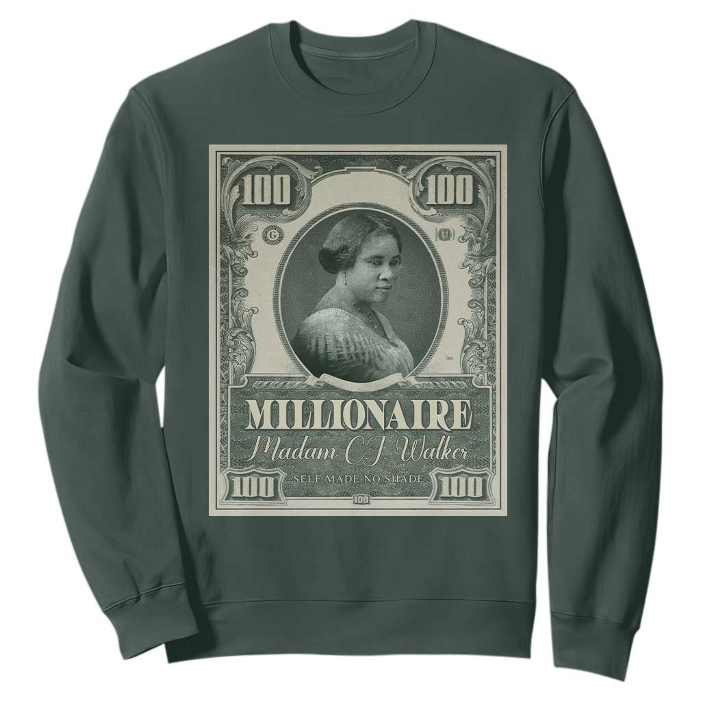Madam C.J. Walker Sweatshirt Millionaire Black Women Pride