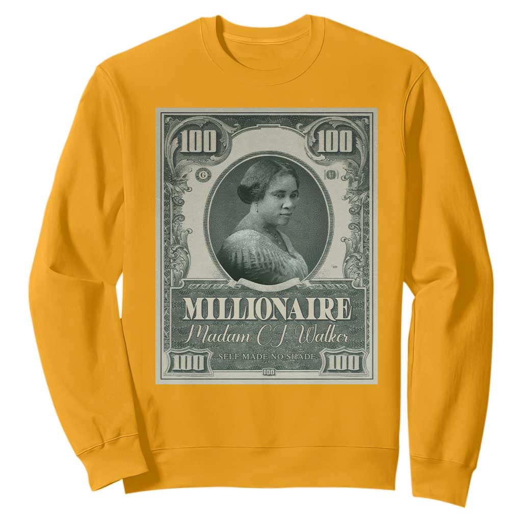 Madam C.J. Walker Sweatshirt Millionaire Black Women Pride