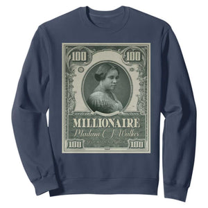 Madam C.J. Walker Sweatshirt Millionaire Black Women Pride