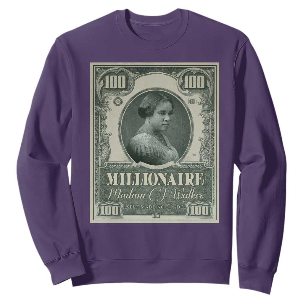 Madam C.J. Walker Sweatshirt Millionaire Black Women Pride