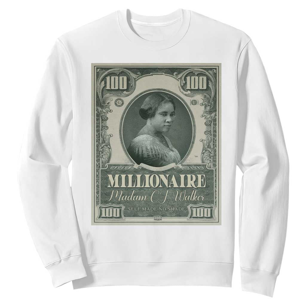 Madam C.J. Walker Sweatshirt Millionaire Black Women Pride
