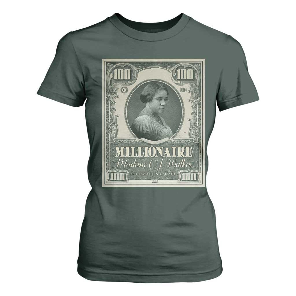 Madam C.J. Walker T Shirt For Women Millionaire Black Women Pride
