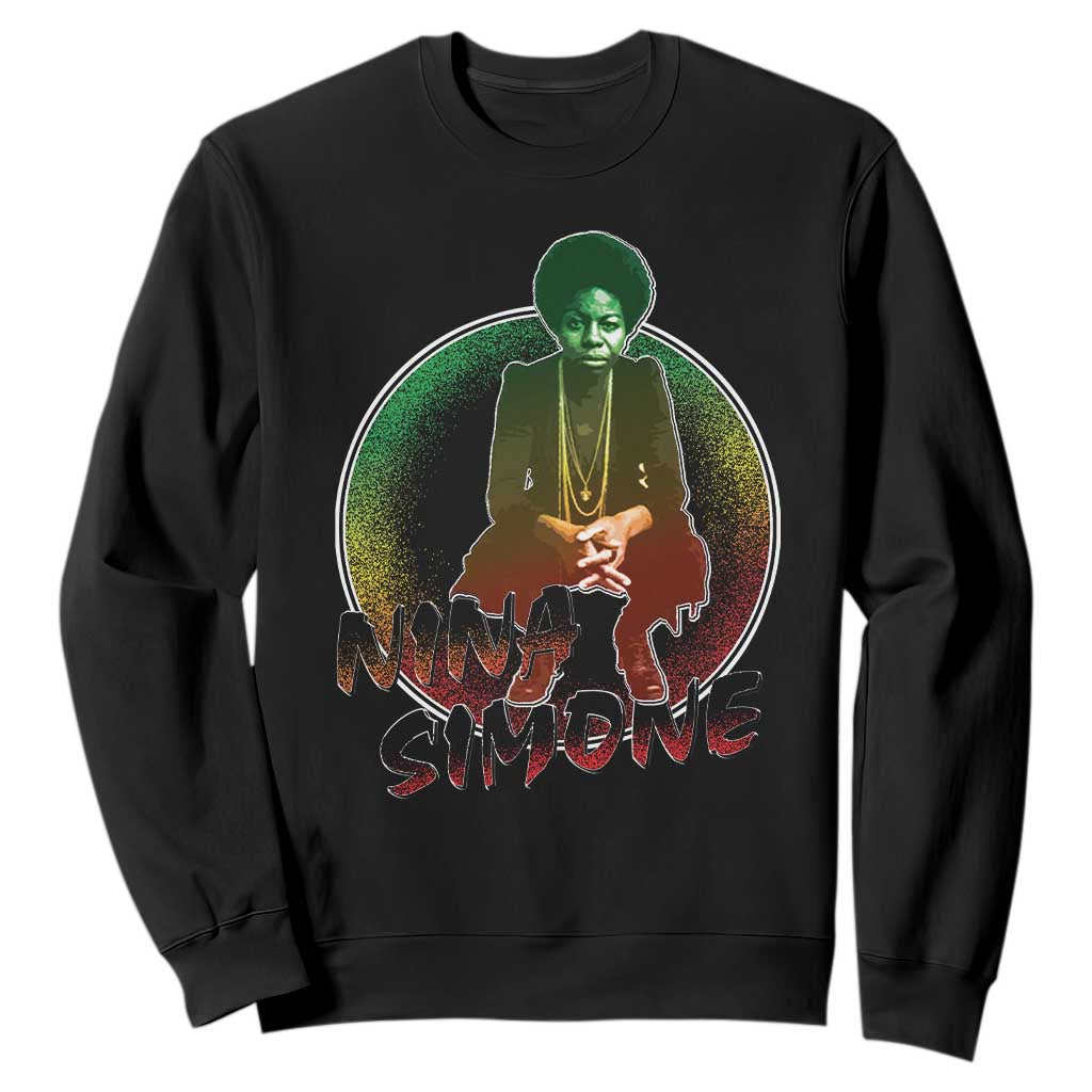 Nina Simone Sweatshirt Black Women History Pride