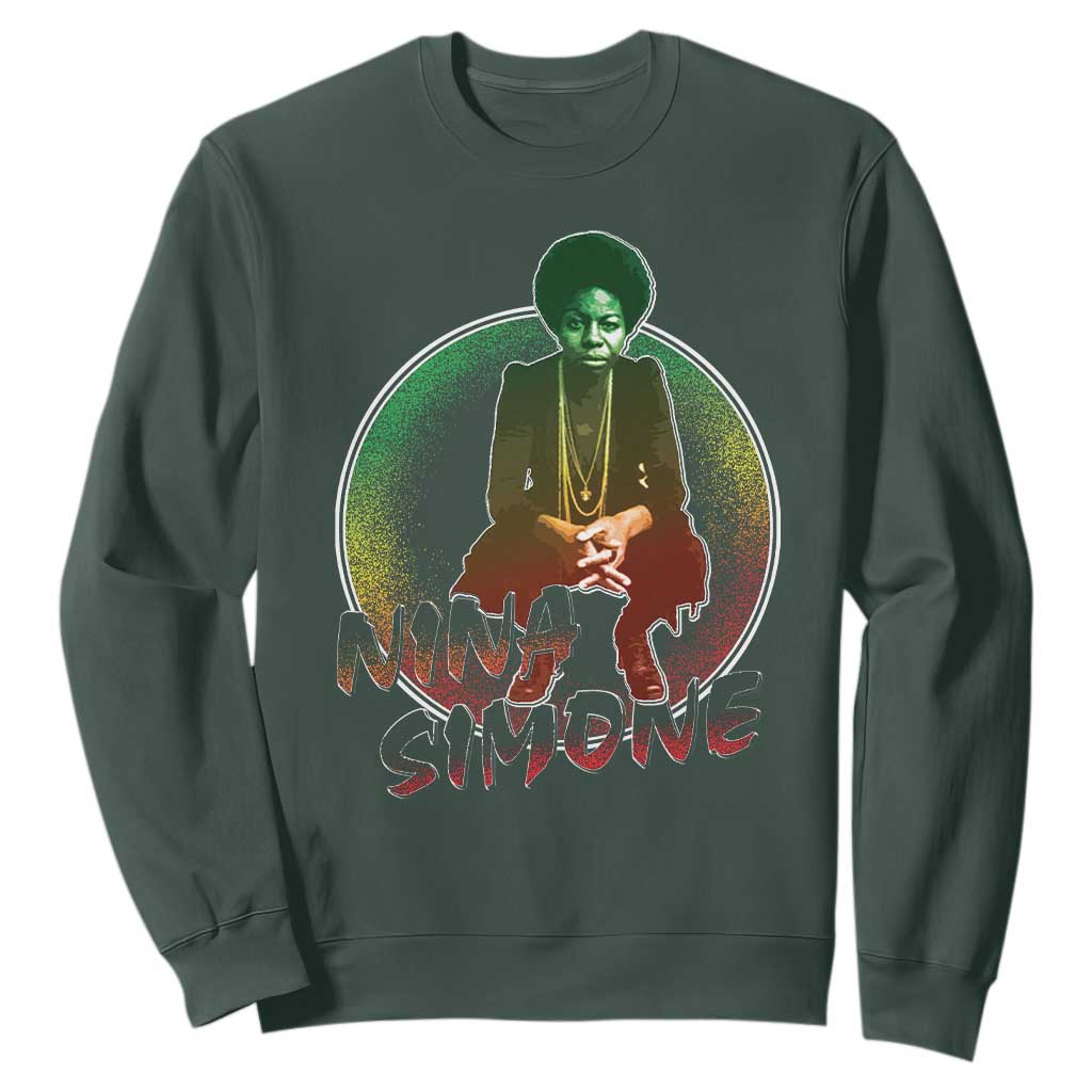 Nina Simone Sweatshirt Black Women History Pride