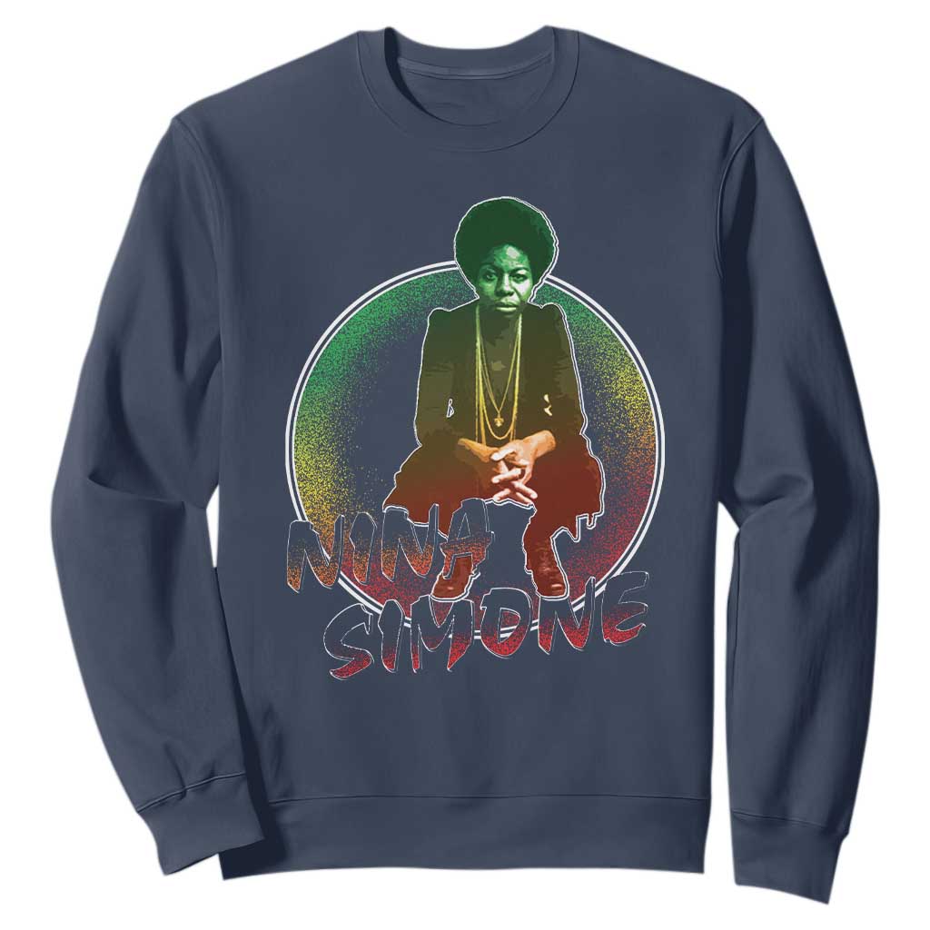 Nina Simone Sweatshirt Black Women History Pride