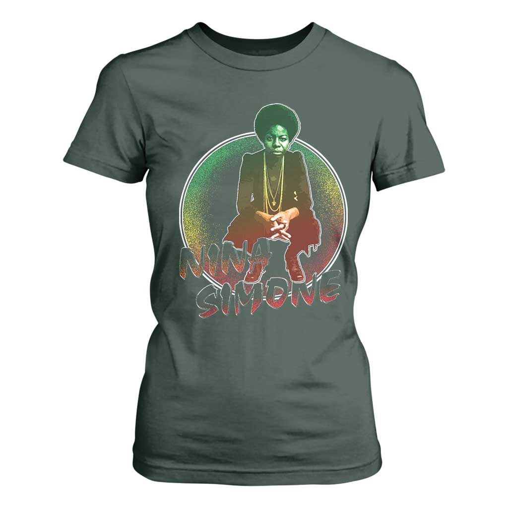 Nina Simone T Shirt For Women Black Women History Pride
