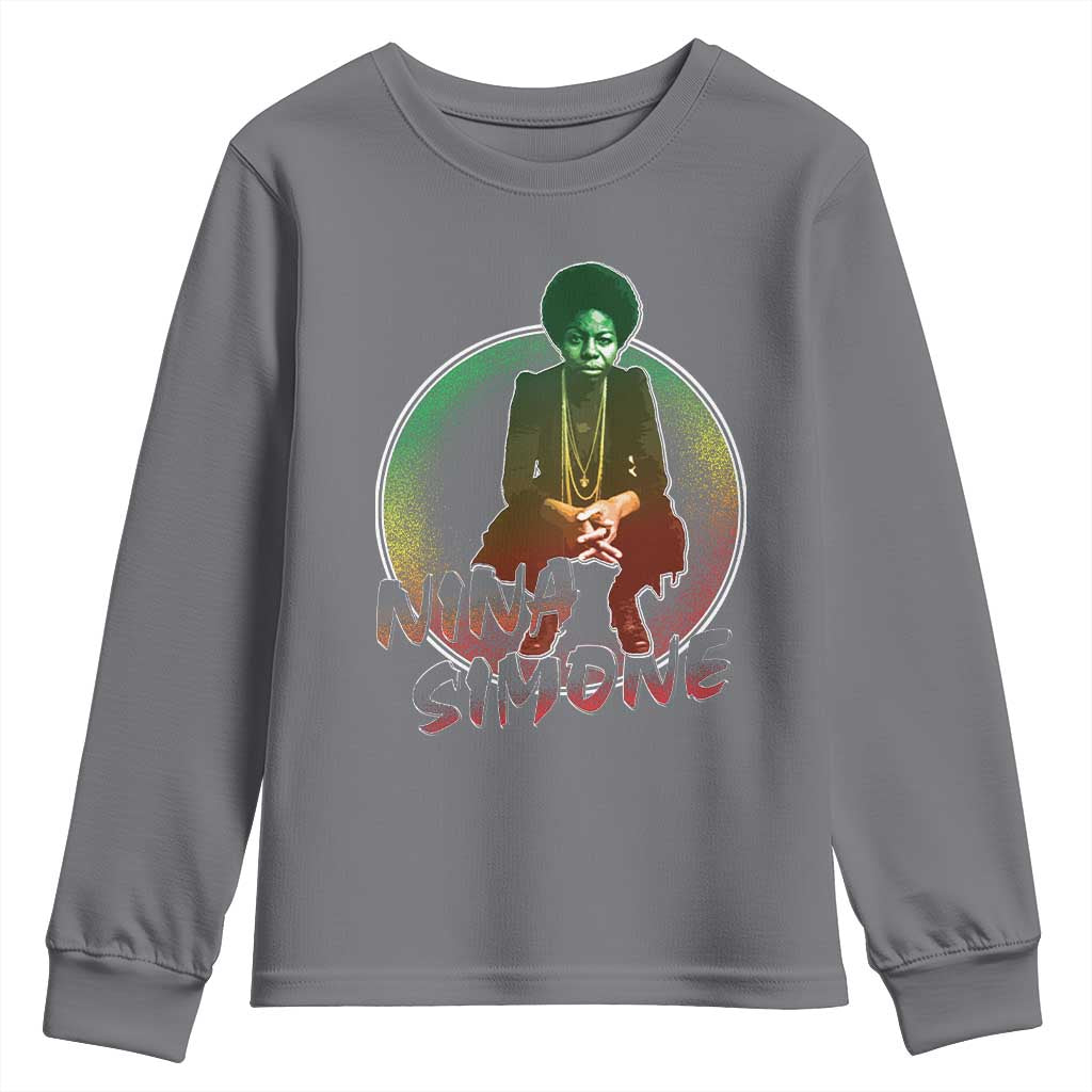 Nina Simone Youth Sweatshirt Black Women History Pride