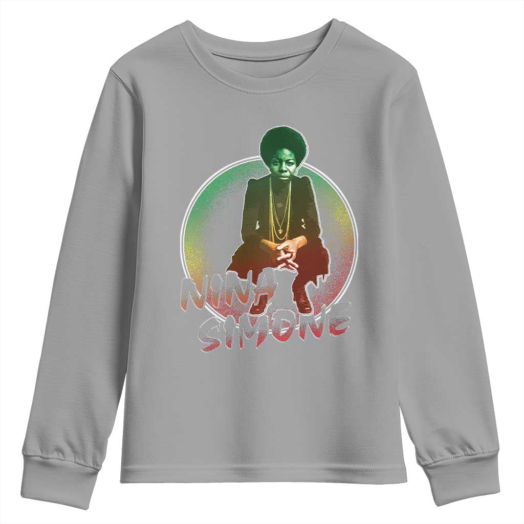 Nina Simone Youth Sweatshirt Black Women History Pride