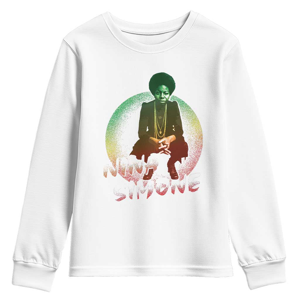Nina Simone Youth Sweatshirt Black Women History Pride