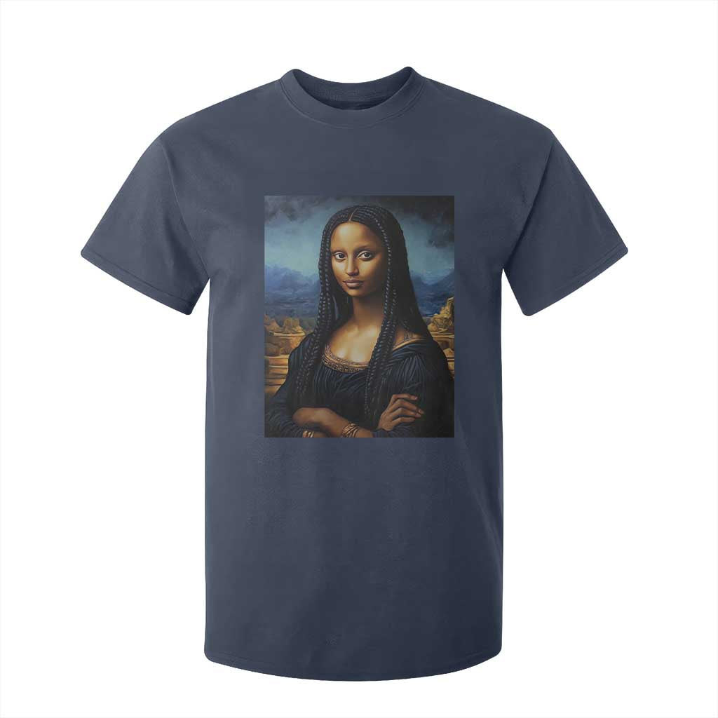Black Women Pride T Shirt For Kid Melanin Mona Lisa Afro Queen Aesthetic Black History