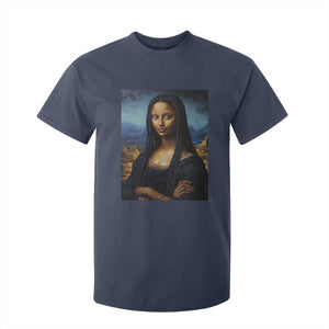 Black Women Pride T Shirt For Kid Melanin Mona Lisa Afro Queen Aesthetic Black History