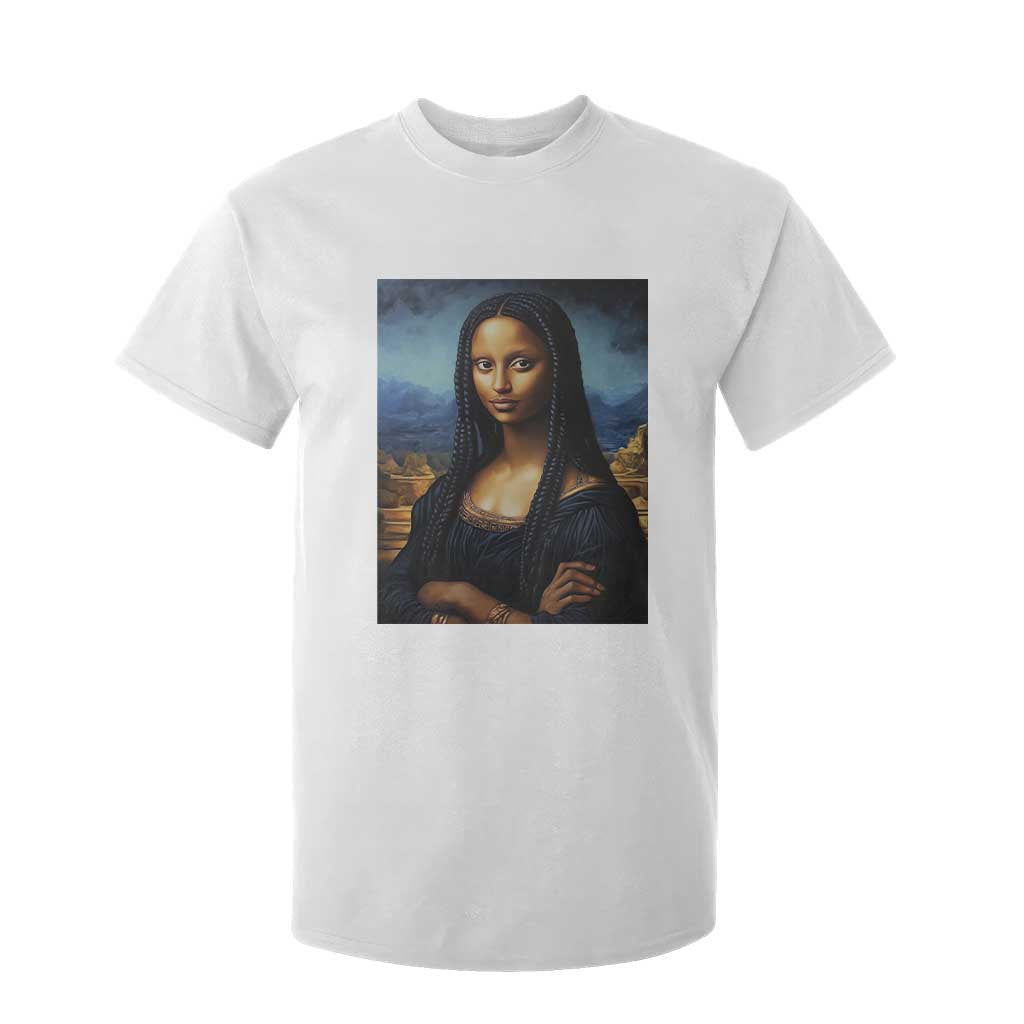 Black Women Pride T Shirt For Kid Melanin Mona Lisa Afro Queen Aesthetic Black History