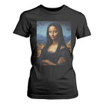 Black Women Pride T Shirt For Women Melanin Mona Lisa Afro Queen Aesthetic Black History