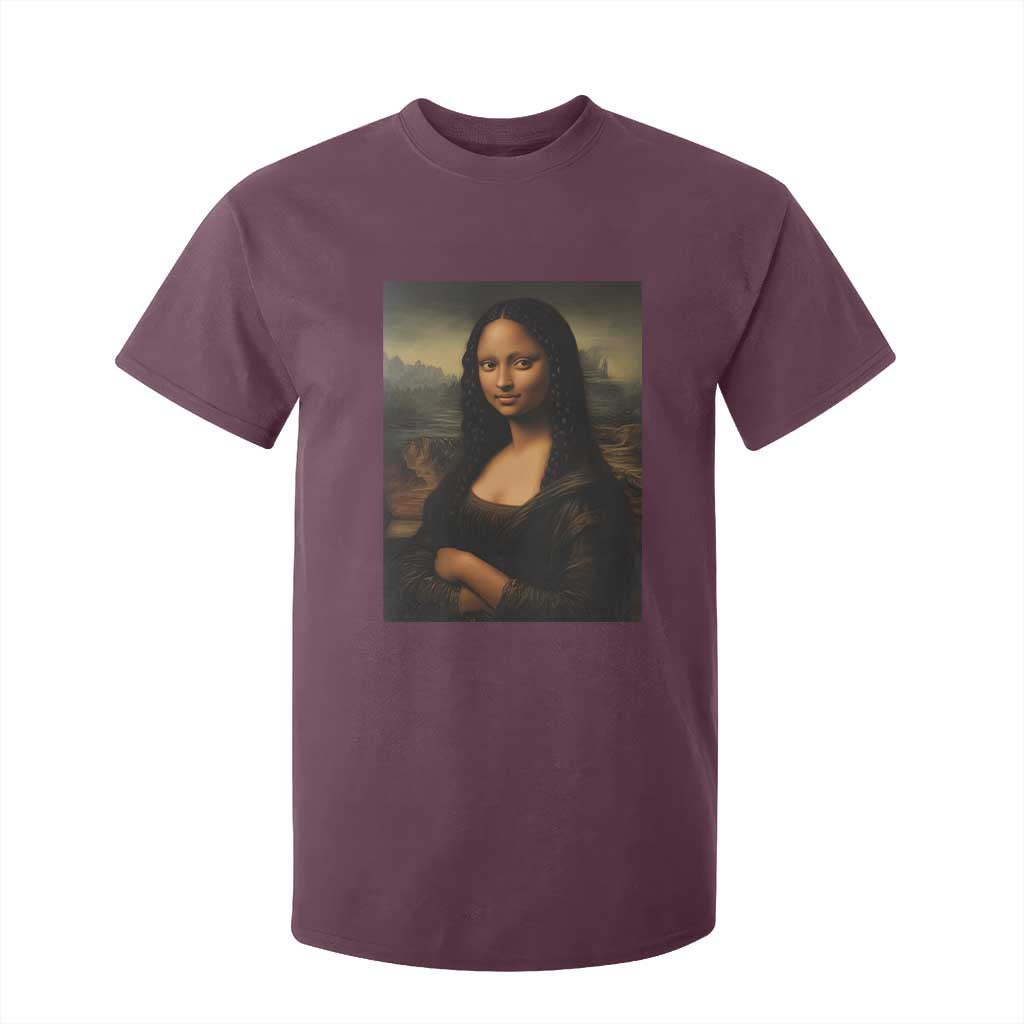 Black Mona Lisa T Shirt For Kid Melanin Pretty Aesthetic Black History