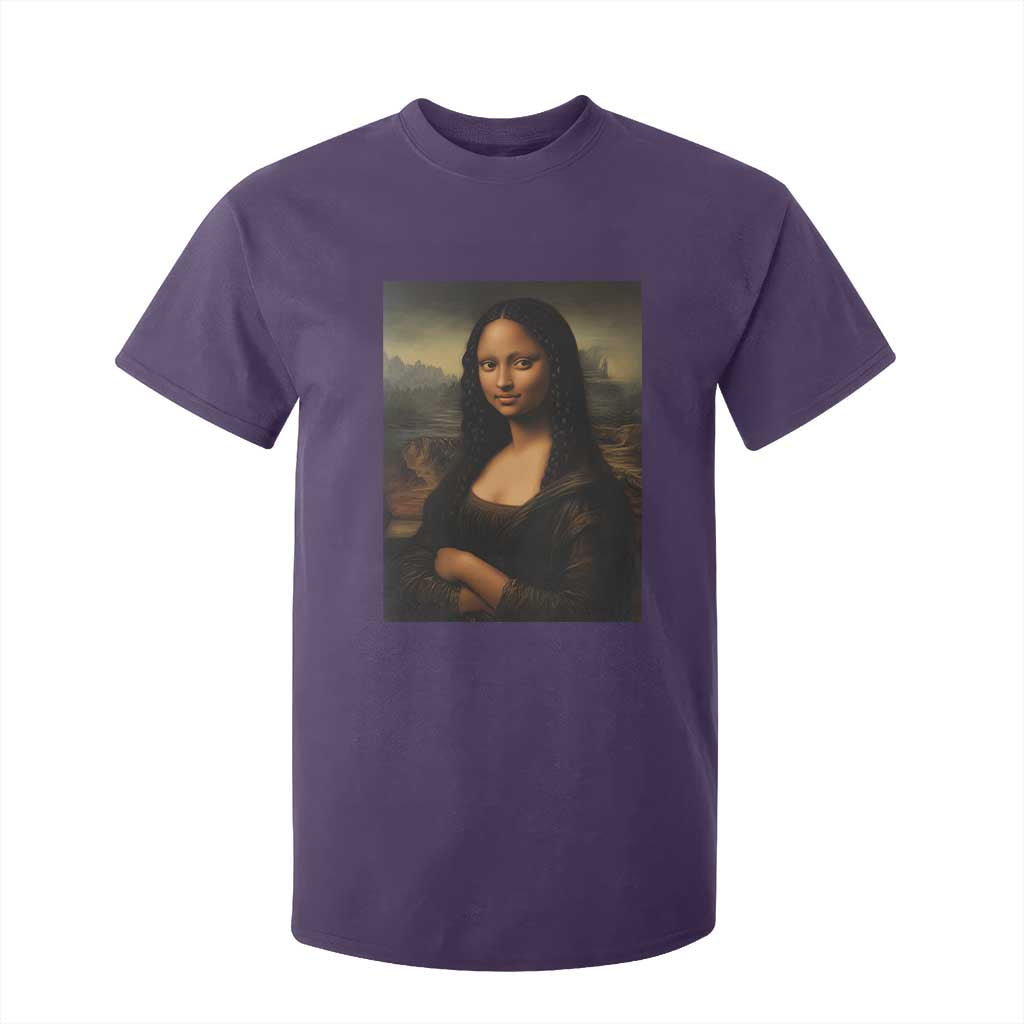 Black Mona Lisa T Shirt For Kid Melanin Pretty Aesthetic Black History
