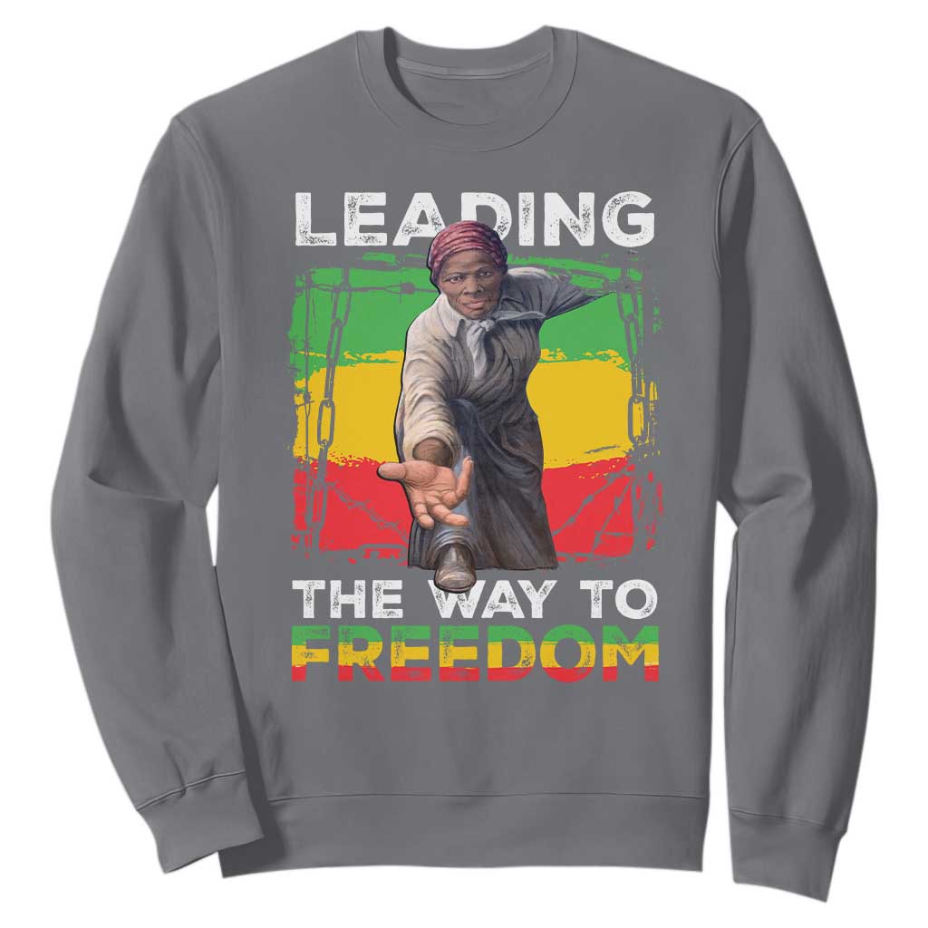 Harriet Tubman Sweatshirt Leading The Way To Freedom Black History