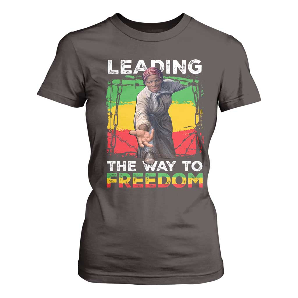 Harriet Tubman T Shirt For Women Leading The Way To Freedom Black History