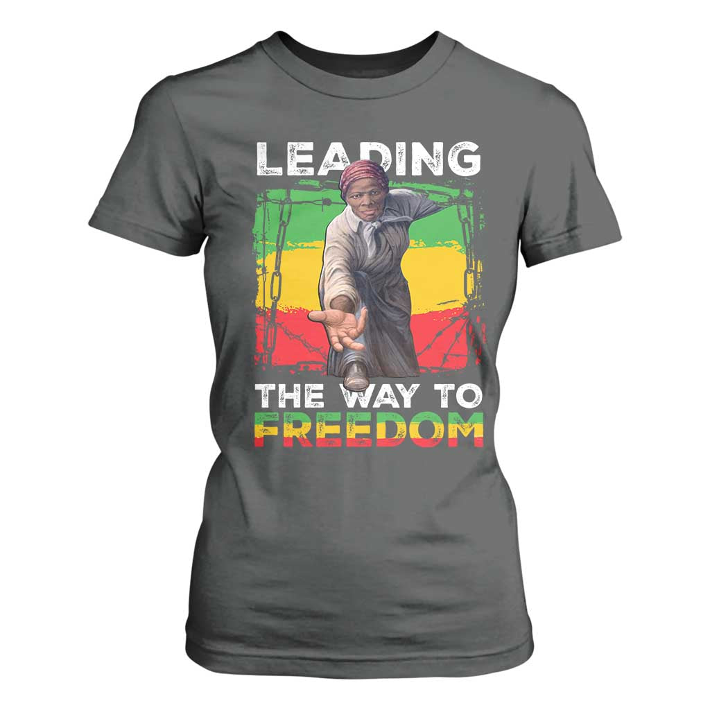 Harriet Tubman T Shirt For Women Leading The Way To Freedom Black History