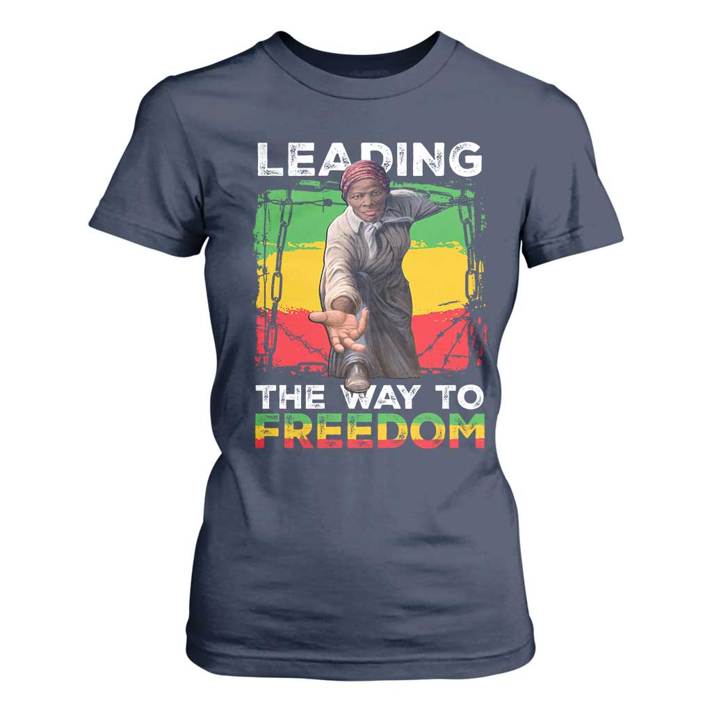 Harriet Tubman T Shirt For Women Leading The Way To Freedom Black History