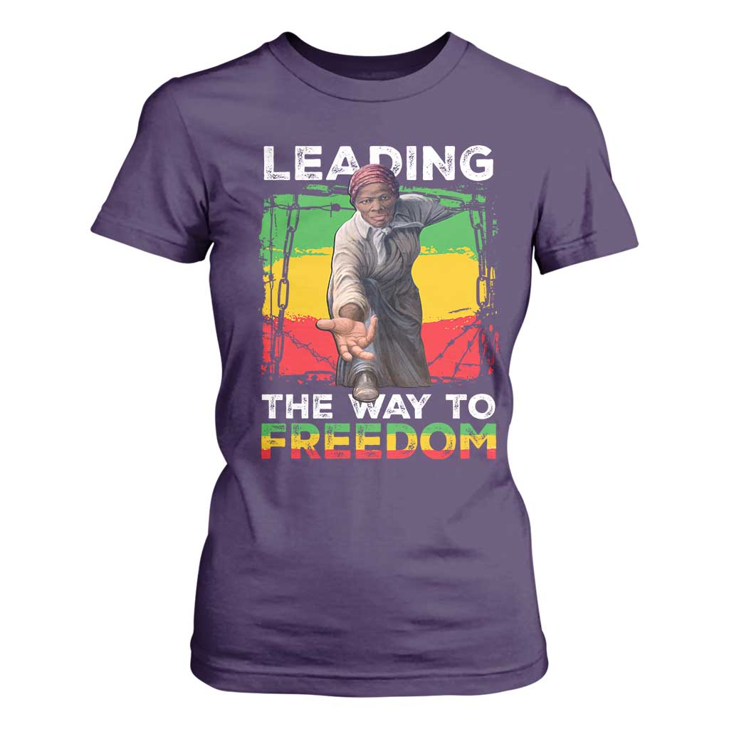 Harriet Tubman T Shirt For Women Leading The Way To Freedom Black History