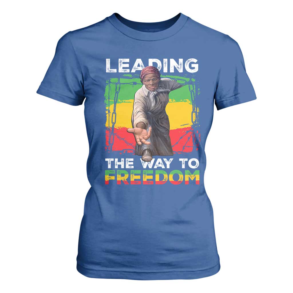 Harriet Tubman T Shirt For Women Leading The Way To Freedom Black History