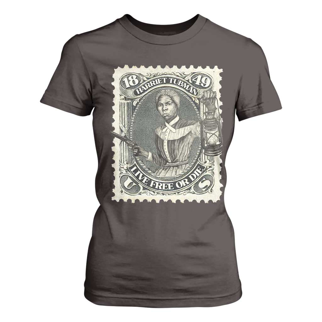 Harriet Tubman T Shirt For Women Live Free Or Die Black History