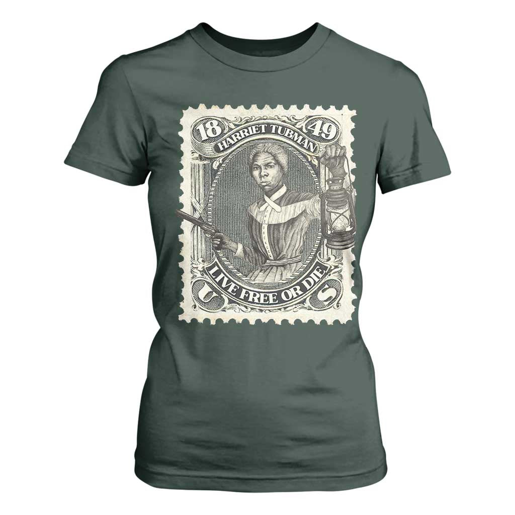 Harriet Tubman T Shirt For Women Live Free Or Die Black History