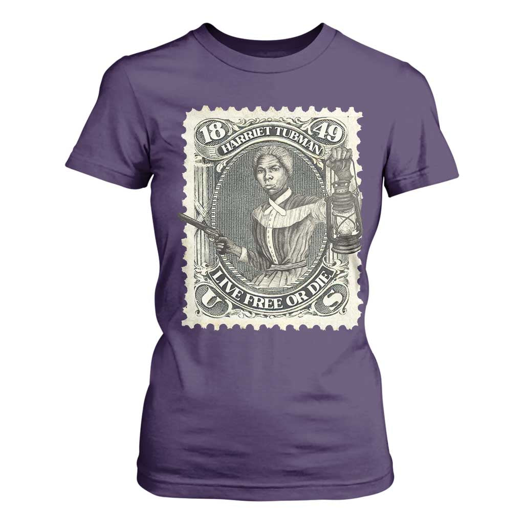Harriet Tubman T Shirt For Women Live Free Or Die Black History