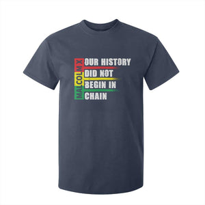 Malcolm X T Shirt For Kid Our History Did Not Begin In Chains