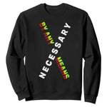 Malcolm X Sweatshirt By Any Means Necessary  Black History