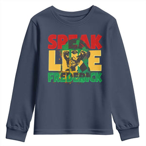 Speak Like Frederick Douglass Youth Sweatshirt Black History Month
