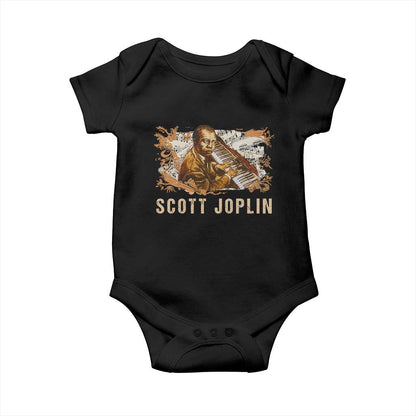 Scott Joplin Baby Onesie Afro Classical Music Composer Black History