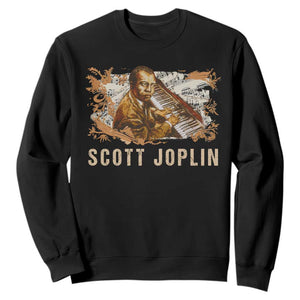 Scott Joplin Sweatshirt Afro Classical Music Composer Black History