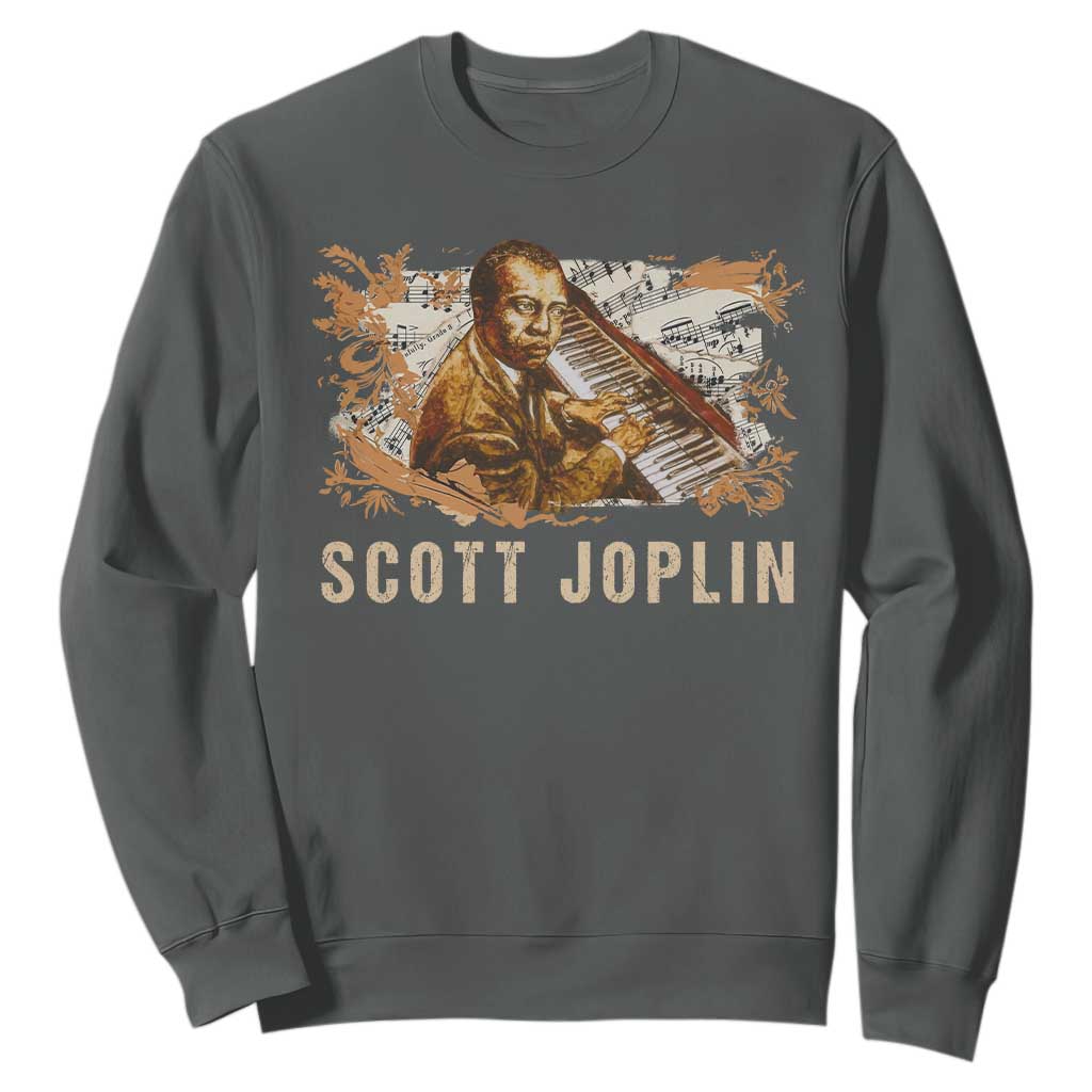 Scott Joplin Sweatshirt Afro Classical Music Composer Black History