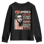 James Baldwin Youth Sweatshirt I Love America More Than Any Country In The World