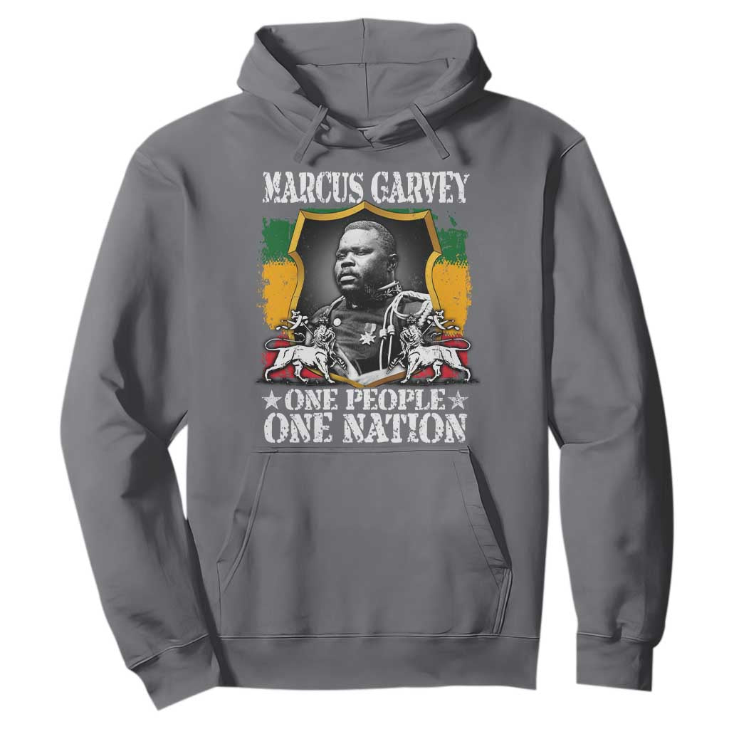 Marcus Garvey Hoodie One People One Nation Jamaica Legends Rasta